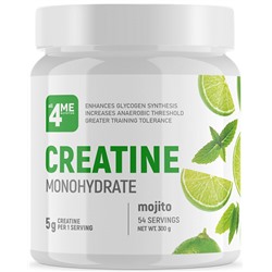 Креатин Моногидрат со вкусом мохито Creatine Monogydrate mojito 4ME Nutrition 300 гр.