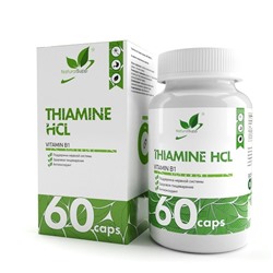 Витамин B1 Тиамин Thiamine HCL Naturalsupp 60 капс.