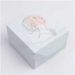 Коробка складная «Girl», 12 × 8 × 12 см