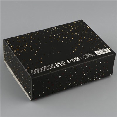 Складная коробка подарочная «Сказочного нового года», 16.5 × 12.5 × 5 см, БЕЗ ЛЕНТЫ