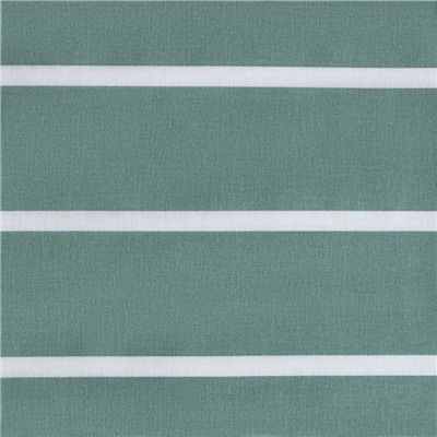 Постельное бельё Этель 1.5сп Mint stripes 143х215 см,150х214 см,70х70см-2 шт, 100% хлопок,поплин