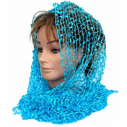 Церковный шарф сетка голубой