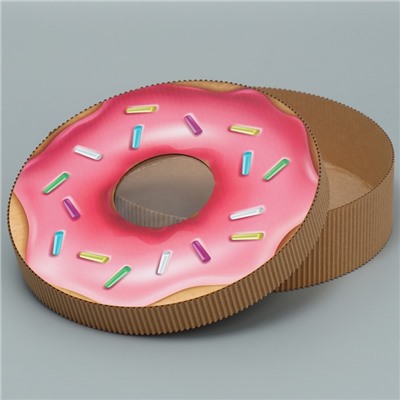 Коробка подарочная «Пончик», 20 х 20 х 5 см