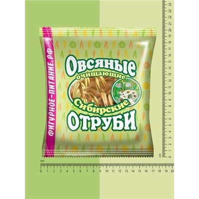 Отруби Сибирские ОВСЯНЫЕ очищающие, 200 г