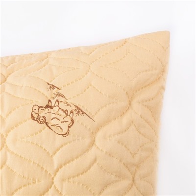 Подушка ультрастеп Овечья шерсть 50x70 см, полиэфирное волокно, 100% полиэстер