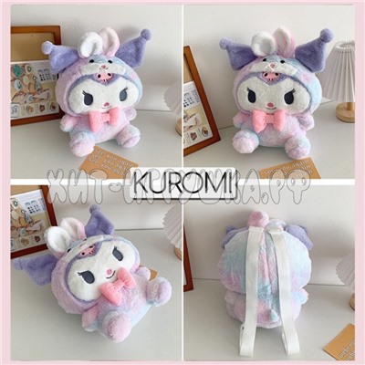 Рюкзак мягкая игрушка Куроми Kuromi Melody разноцвет 38*20*25 см PJC02, PJC02