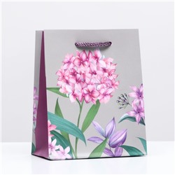 Пакет подарочный "Розовое настроение" 11,5 х 14,5 х 6,5 см