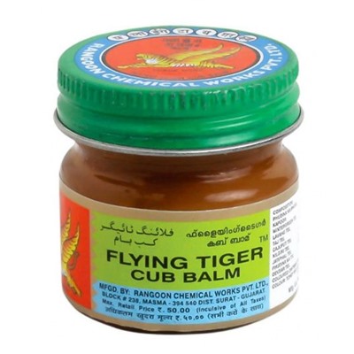 Бальзам Летающий тигр Flying Tiger Cub Balm Rangoon Chemicals 15 гр.