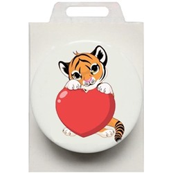 Мыло с картинкой "Тигр с сердцем"