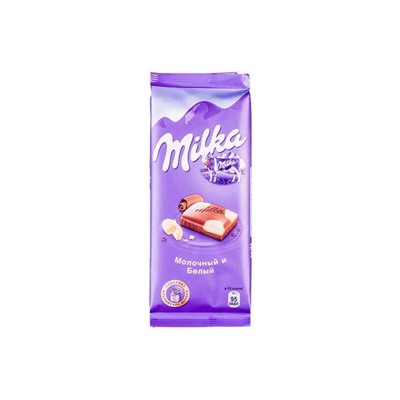Молочный шоколад Milka Happy Cows молочный и белый 100гр
