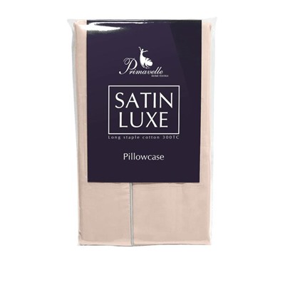 Наволочка Satin Luxe, размер 70х70 см, цвет чайная роза