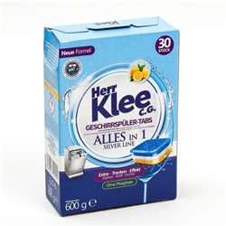 Таблетки для посудомоечных машин Klee Alles in 1, 30 шт.