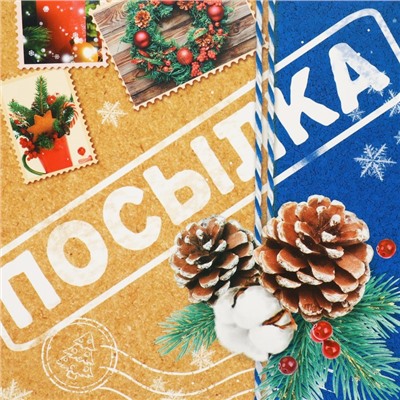 Складная коробка «Посылка», 16 × 23 × 7.5 см