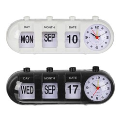LADECOR CHRONO Часы - будильник, 26,5х9х10см, календарь, 1хАА, пластик, 2 цвета