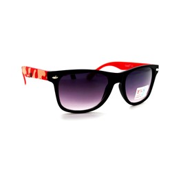 Детские солнцезащитные очки Kaidi 66 черный красный