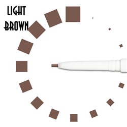 Механический карандаш для глаз и век "Ресничка" light brown