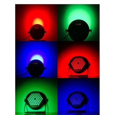 LED Диско прожектор для сцены DMX512 контроль сцены RGB 60 светодиодов