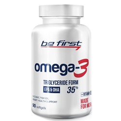 Омега 3 + Витамин Е Omega-3 + Витамин Е Be First 90 капс.