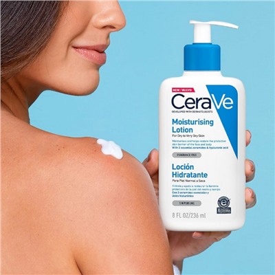 Лосьон для лица и тела CeraVe Moisturising Lotion For Dry To Very Dry Skin увлажняющий 236 ml