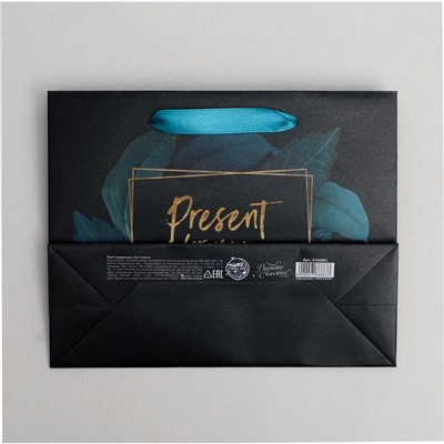 Пакет ламинированный горизонтальный «Present for you», 22 × 17.5 × 8 см