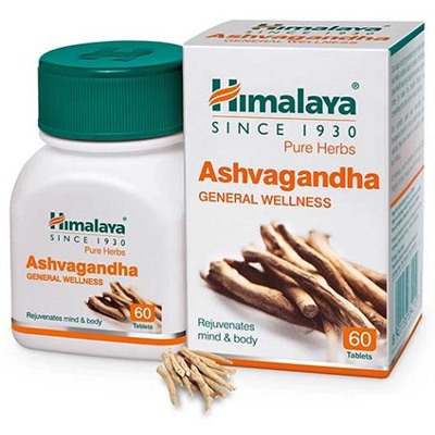Himalaya Ashvagandha (антидепрессант, адаптоген, мужской афродизиак) 60 табл. HA02