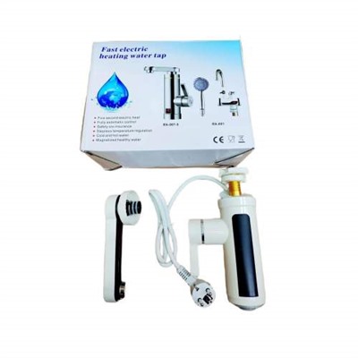 Электрический смеситель с цифровым дисплеем, регулировкой температуры Fast Electric Heating Water Tap оптом