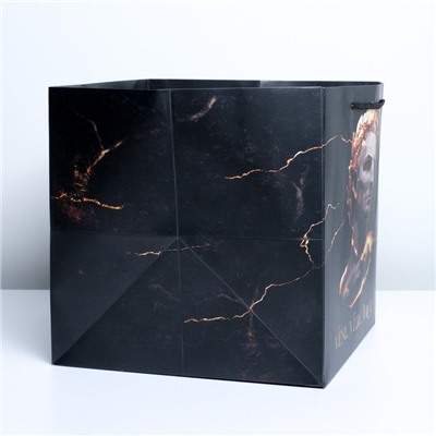 Пакет квадратный «Цезарь», 30 × 30 × 30 см