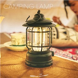 Светодиодный винтажный кемпинговый фонарь Camping Lamp