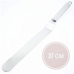 Кондитерская лопатка-нож из нержавеющей стали изогнутая 37 см оптом