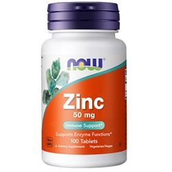 NOW Цинк Zinc Glycinate 30 mg 120 таб.