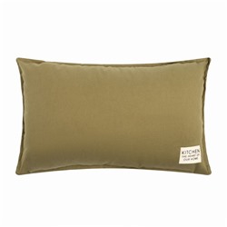 Подушка Этель, 30х50+1 см, зеленый, 100% хлопок