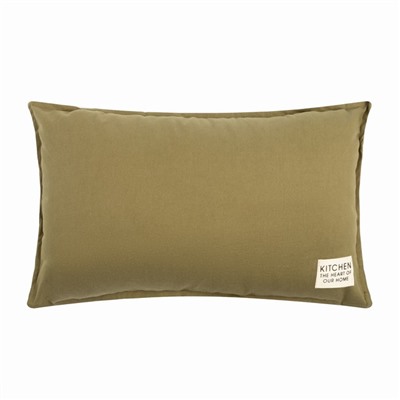 Подушка Этель, 30х50+1 см, зеленый, 100% хлопок