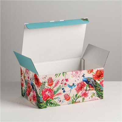 Коробка‒пенал «Present», 22 × 15 × 10 см