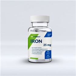 Железо Iron 25 mg Cybermass 60 капс.