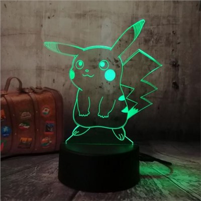 3D светильник покемон Пикачу оптом