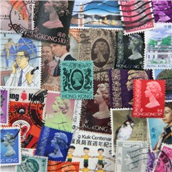 Набор различных марок, Гонконг (30 шт)