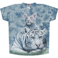 Мужская футболка белый тигр TD 198