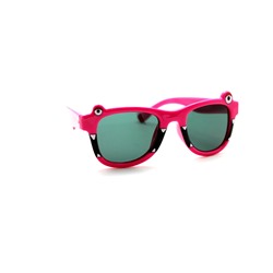 Детские поляризационные солнцезащитные очки лягушки розовый