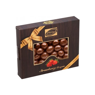Шоколадное драже BIND "Клубника в шоколаде" 100гр.