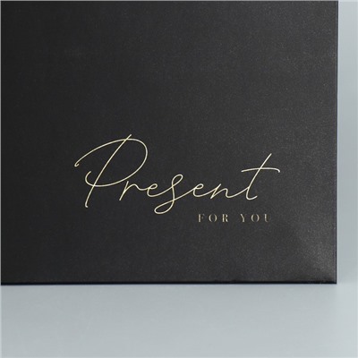 Пакет квадратный «Present», 30 × 30 × 30 см