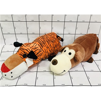 Мягкая игрушка-вывернушка Флип зоопарк 50 см в ассортименте 1309-20, 309-20