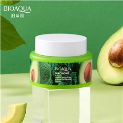(ЗАМЯТА КОРОБКА) Питательный крем для лица с авокадо Bioaqua Niacinome Avocado Elasticity Moisturizing Cream, 50 гр.