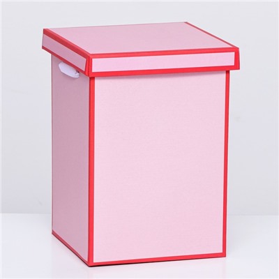 Коробка складная, красная, 17 х 25 см