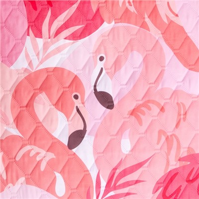 Покрывало детское Этель 1,5 сп "Flamingo garden", 145х210 см, микрофибра