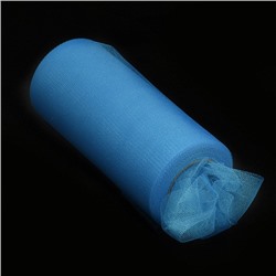 Фатин в шпульках блестящий, шир.150 мм цв. 16 (синий)