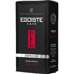 EGOISTE. Espresso молотый 250 гр. мягкая упаковка