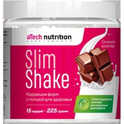 Коктейль для похудения со вкусом шоколада Slim Shake aTech Nutrition 225 гр.