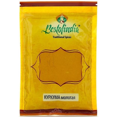 Куркума молотая Turmeric Powder Bestofindia 100 гр.