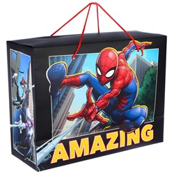 Пакет-коробка, "Amazing", Человек-паук, 40 х 30 х 15 см