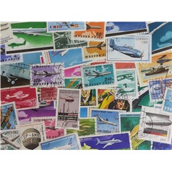 Набор различных марок, Воздушный транспорт (30 шт.)